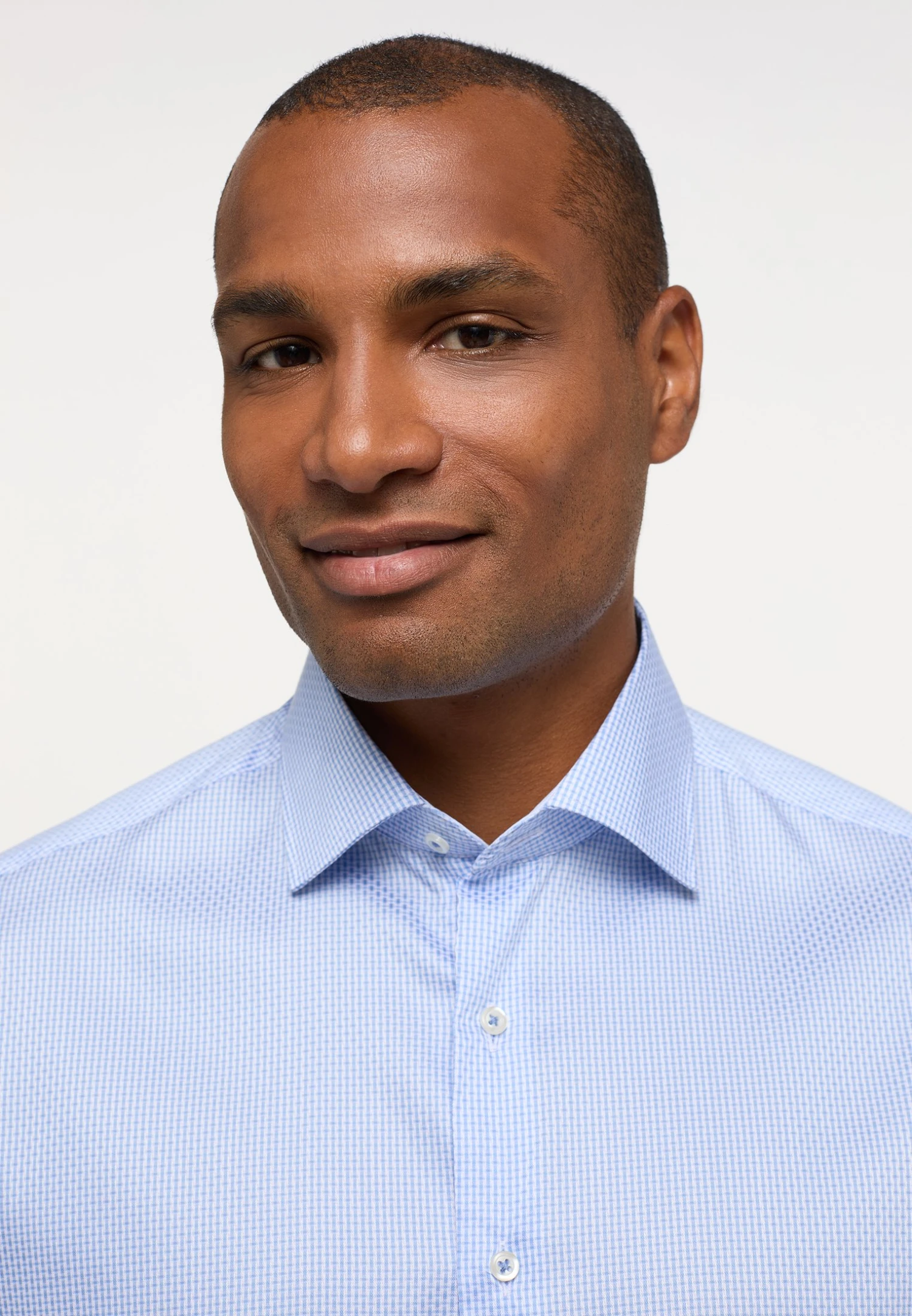 Eterna Modern Fit - Overhemd - Hellblau 5 Eterna Modern Fit - Overhemd - Hellblau - Afbeelding 3