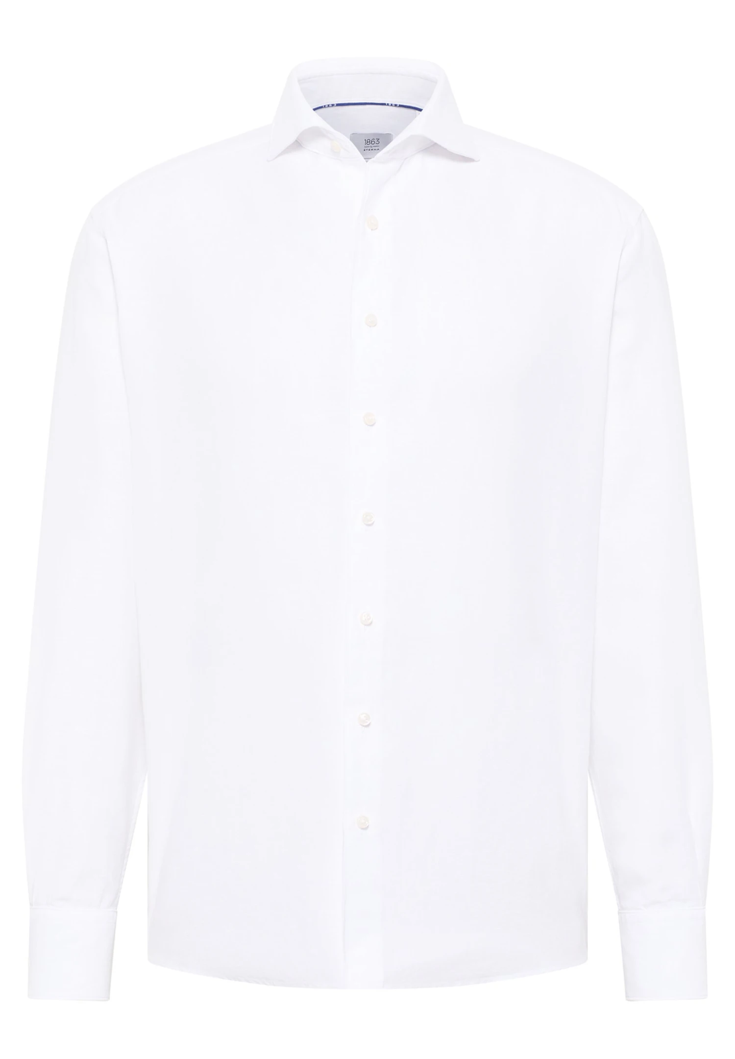 Eterna Langarm Comfort Fit Unifarben - Zakelijk Overhemd - Weiß 6 Eterna Langarm Comfort Fit Unifarben - Zakelijk Overhemd - Weiß - Afbeelding 4