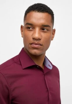 Eterna Original Slim Fit - Overhemd - Weinrot -Eterna a681a56ce0654d6bb86b44ea8906e068