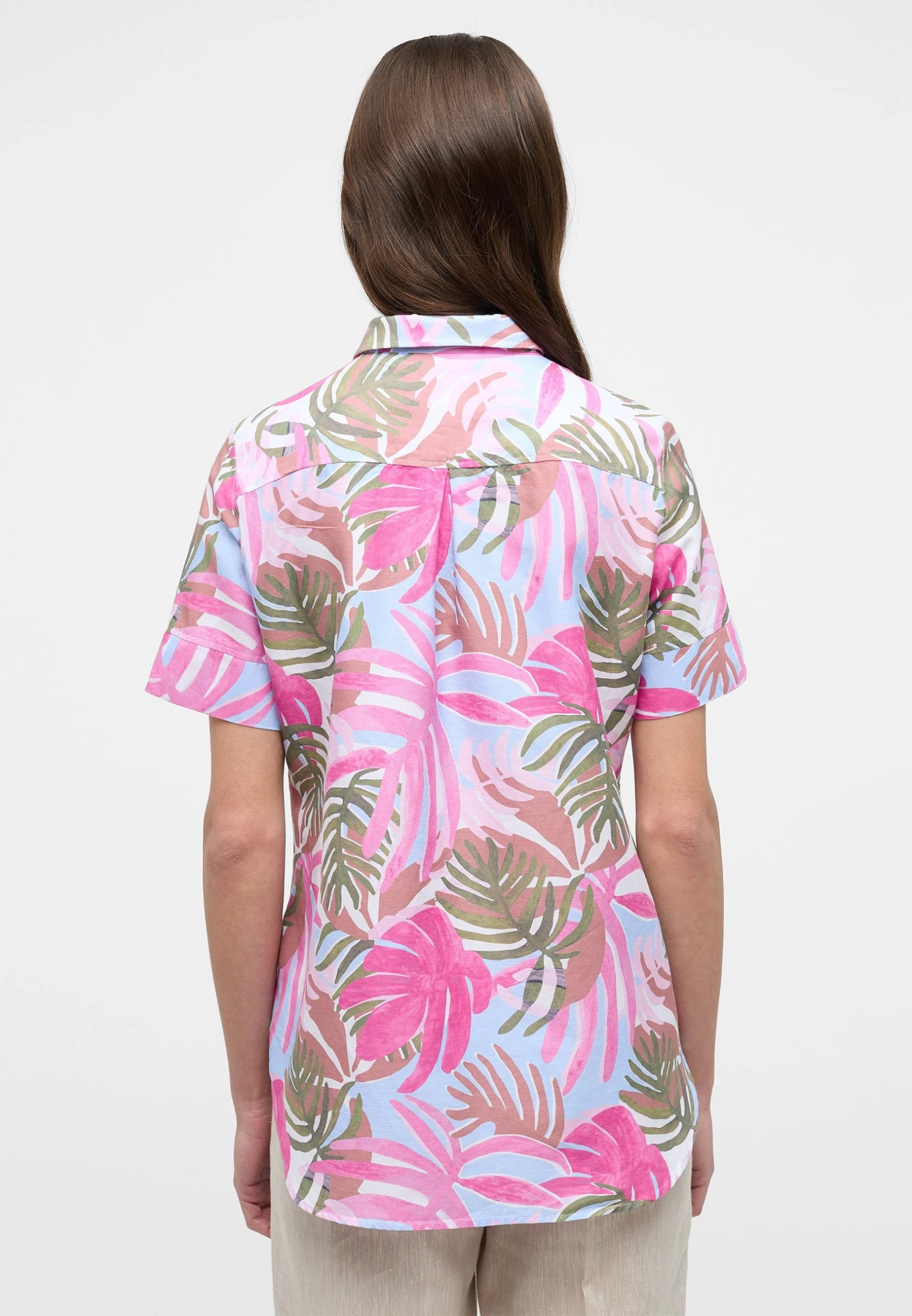 Eterna Regular Fit - Overhemdblouse - Rosa 4 Eterna Regular Fit - Overhemdblouse - Rosa - Afbeelding 2