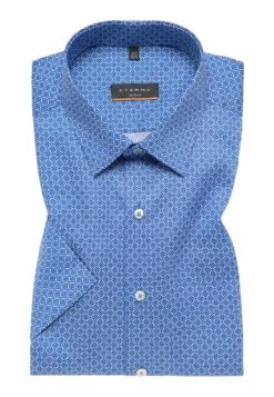 Eterna Bedrucktes Twill Kurzarm Slim Fit - Overhemd - Hellblau 12 Eterna Bedrucktes Twill Kurzarm Slim Fit - Overhemd - Hellblau -Eterna a86126d56b7a4341bea2cfff470c8bfd
