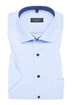 Eterna Unifarbenes Popeline Kurzarm Comfort Fit - Overhemd - Himmelblau 13 Eterna Unifarbenes Popeline Kurzarm Comfort Fit - Overhemd - Himmelblau -Eterna a9a4a8bfdde948659fc051a9b48ae30b
