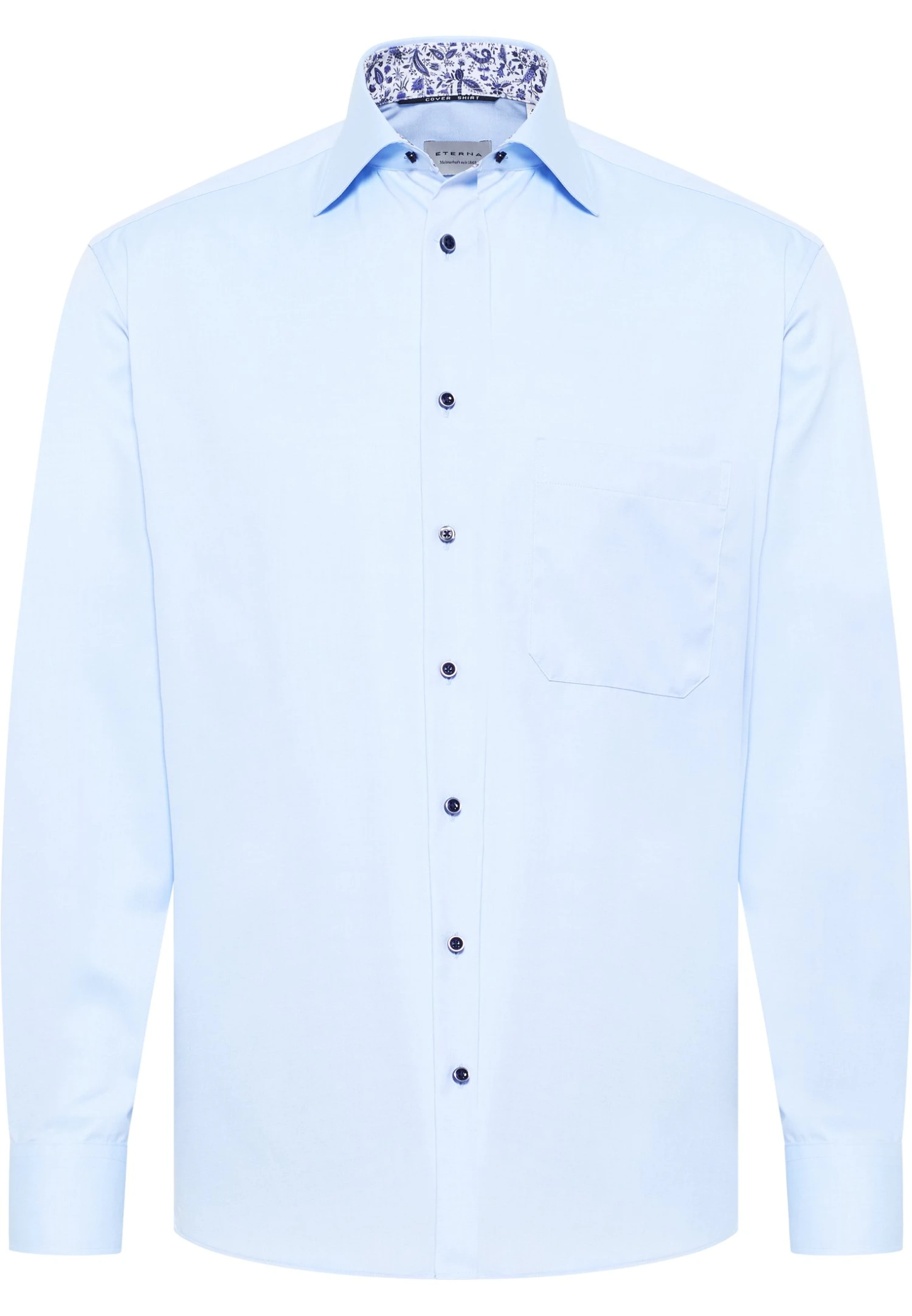 Eterna Cover Comfort Fit - Overhemd - Hellblau 7 Eterna Cover Comfort Fit - Overhemd - Hellblau - Afbeelding 5