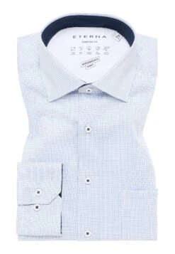 Eterna Performance Comfort Fit - Overhemd - Mittelblau -Eterna ad28122e1ff34cfcaf6d32cec853a907