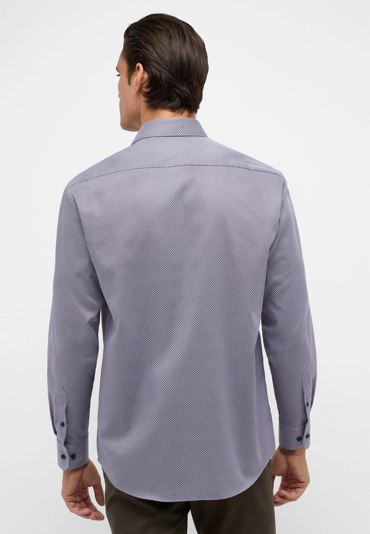 Eterna Print Comfort Fit - Overhemd - Rot 4 Eterna Print Comfort Fit - Overhemd - Rot - Afbeelding 2