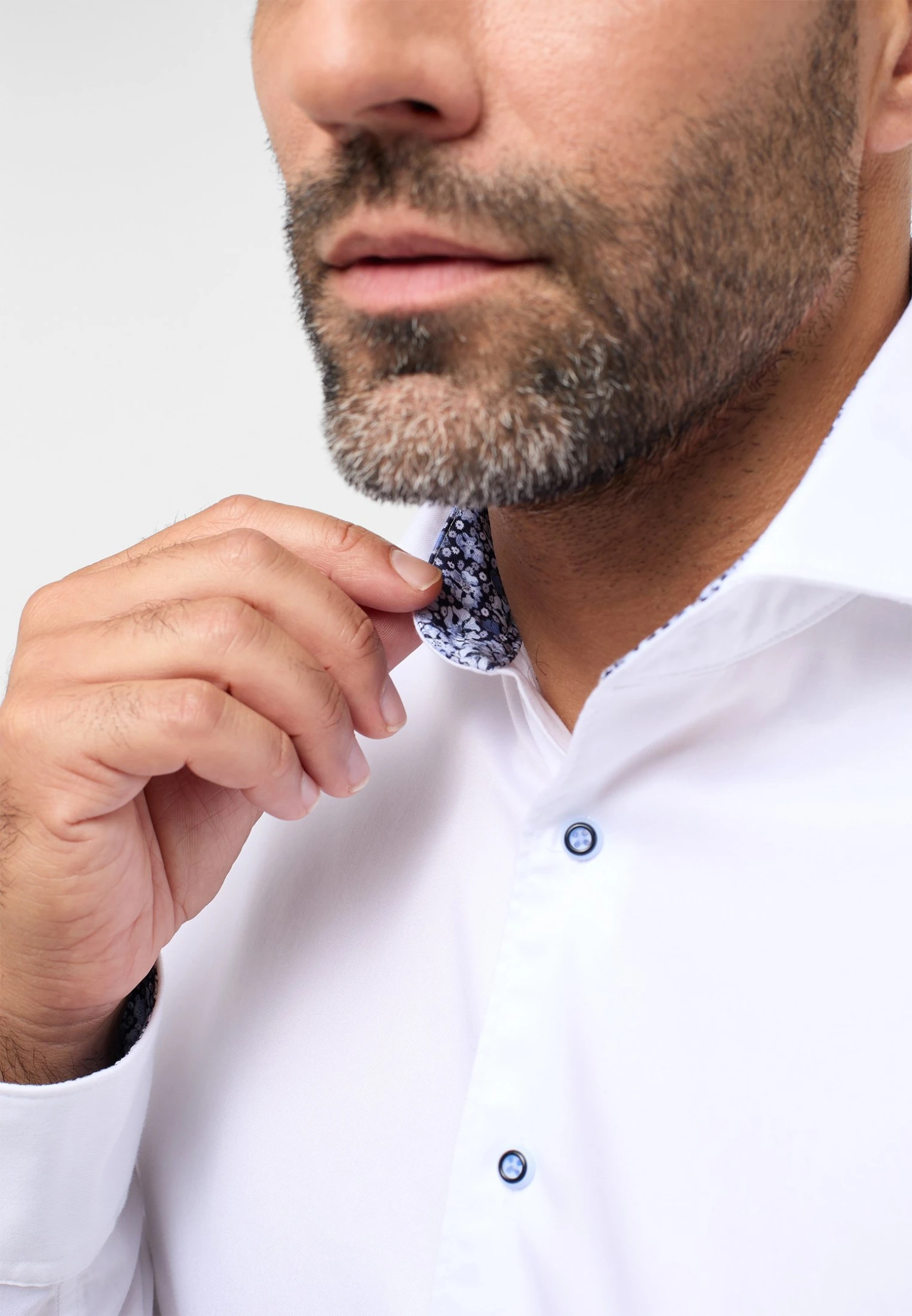 Eterna Soft Luxury Modern Fit - Overhemd - Weiß 5 Eterna Soft Luxury Modern Fit - Overhemd - Weiß - Afbeelding 3