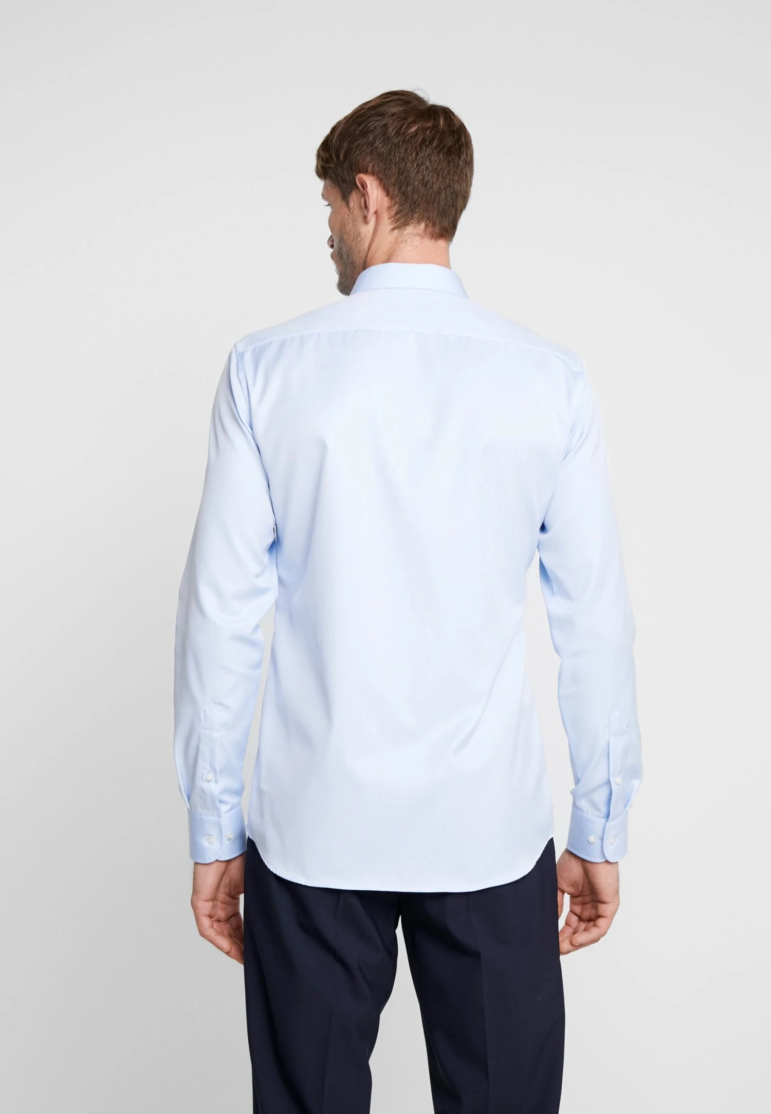 Eterna Slim Fit- Zakelijk Overhemd - Light Blue 5 Eterna Slim Fit- Zakelijk Overhemd - Light Blue - Afbeelding 3