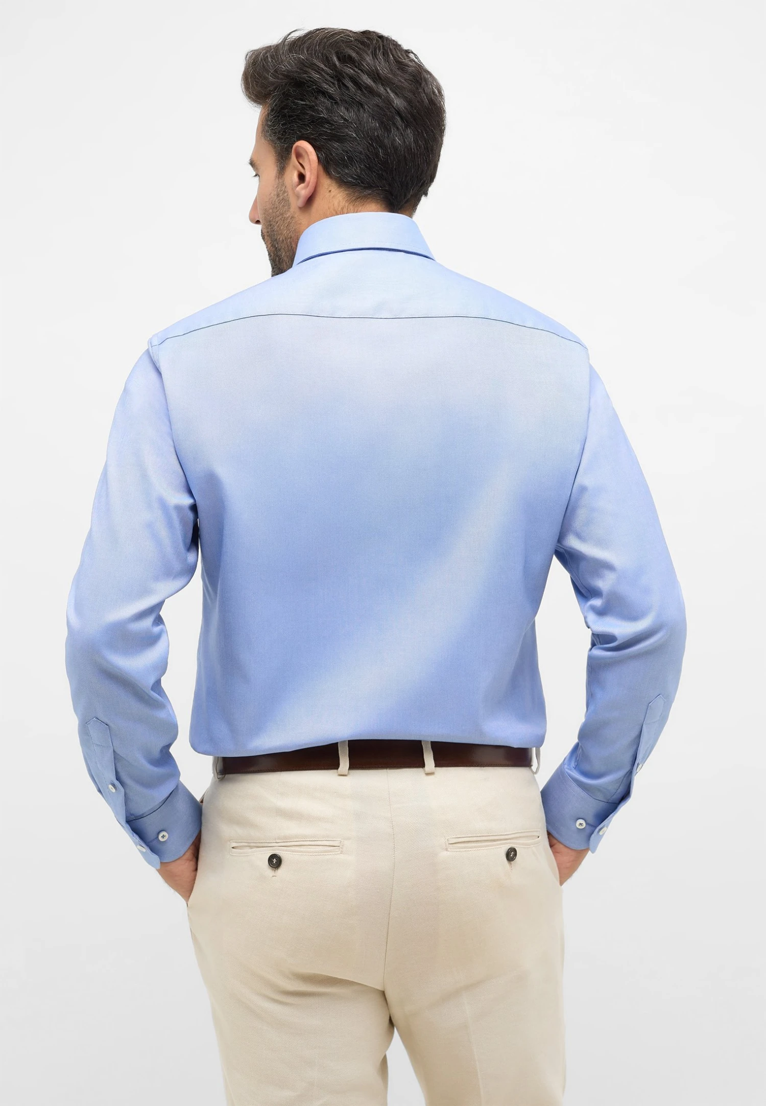 Eterna Oxford Modern Fit - Overhemd - Blau 4 Eterna Oxford Modern Fit - Overhemd - Blau - Afbeelding 2