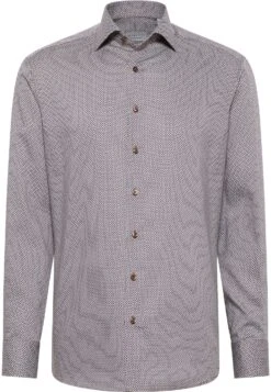 Eterna Print Modern Fit - Overhemd - Braun -Eterna afb5a4a196e44ecd945c2302cec04738