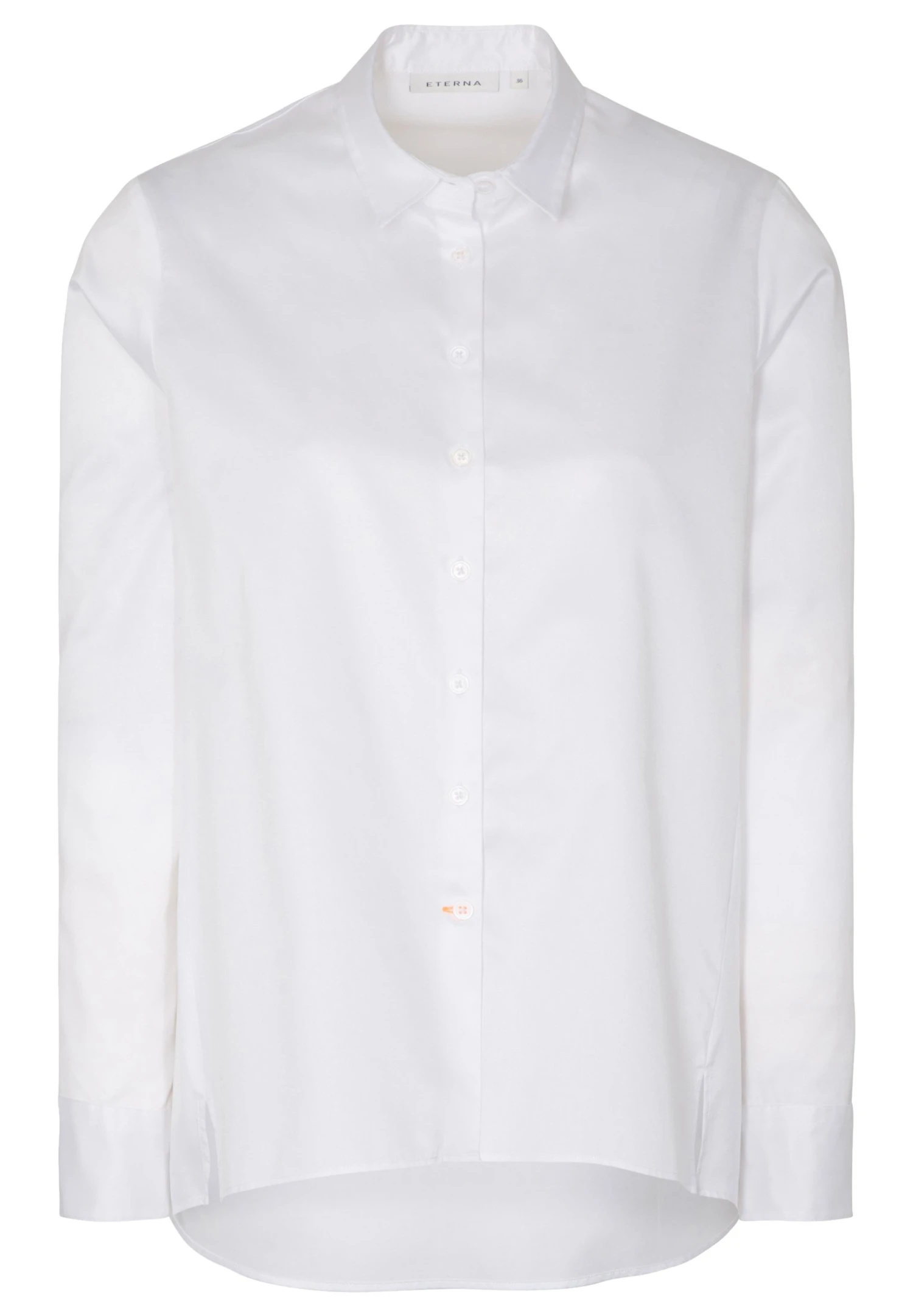 Eterna Langarm Modern Classic- Overhemdblouse - Weiß 5 Eterna Langarm Modern Classic- Overhemdblouse - Weiß - Afbeelding 3