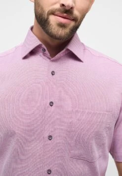 Eterna Strukturiertes Kurzarmhemd Modern Fit - Overhemd - Rot -Eterna b117feb2b7584ffdbc947d83ece5f959