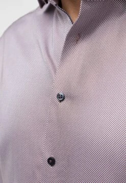 Eterna Struktur Modern Fit - Zakelijk Overhemd - Dunkelrot -Eterna b185834cfa93465bb5dde52221816dec