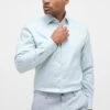 Eterna Strukturiertes Twill Comfort Fit - Zakelijk Overhemd - Grün 1 Eterna Strukturiertes Twill Comfort Fit - Zakelijk Overhemd - Grün -Eterna b199fdfc2b624df7b9eb9dd78d9ce8c4