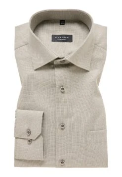 Eterna Struktur Comfort Fit - Zakelijk Overhemd - Khaki 12 Eterna Struktur Comfort Fit - Zakelijk Overhemd - Khaki -Eterna b1b7c378587045c6ad3eb897eb0982c2