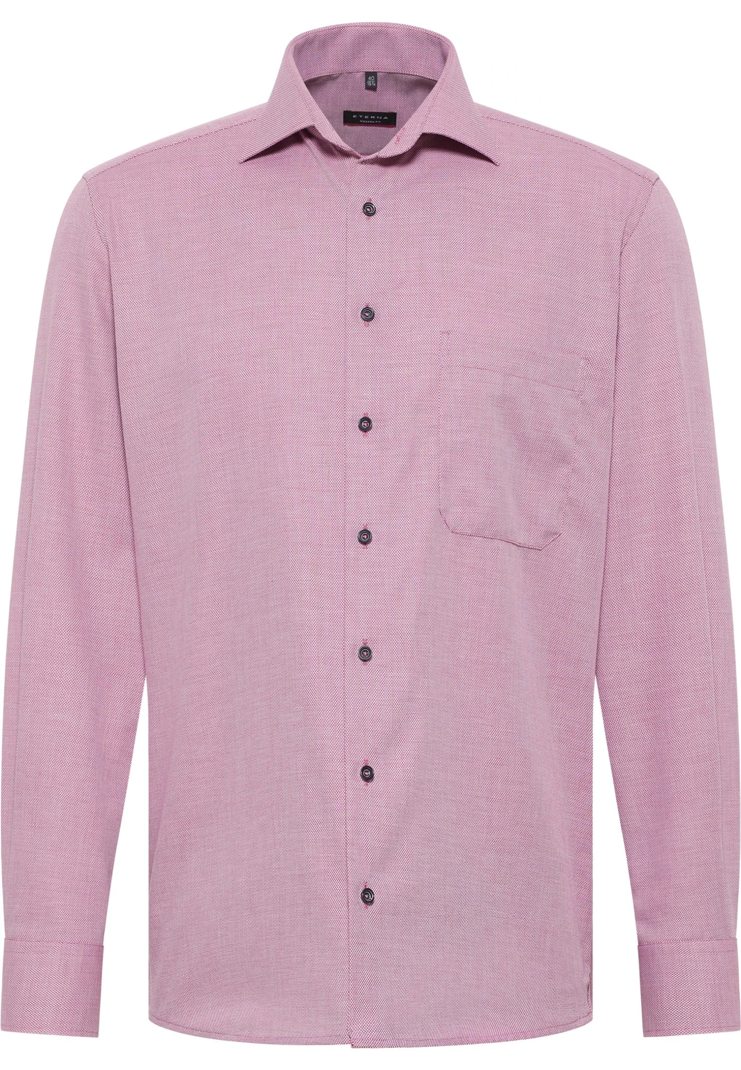 Eterna Struktur Comfort Fit - Zakelijk Overhemd - Himbeer 5 Eterna Struktur Comfort Fit - Zakelijk Overhemd - Himbeer - Afbeelding 3
