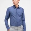Eterna Struktur Slim - Zakelijk Overhemd - Blau -Eterna b20d3649d36a47ec8fb591910c9cff13