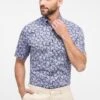 Eterna Bedrucktes Kurzarm Modern Fit - Overhemd - Blau 1 Eterna Bedrucktes Kurzarm Modern Fit - Overhemd - Blau -Eterna b222f21143c941f7bf3224cd0de59f7b
