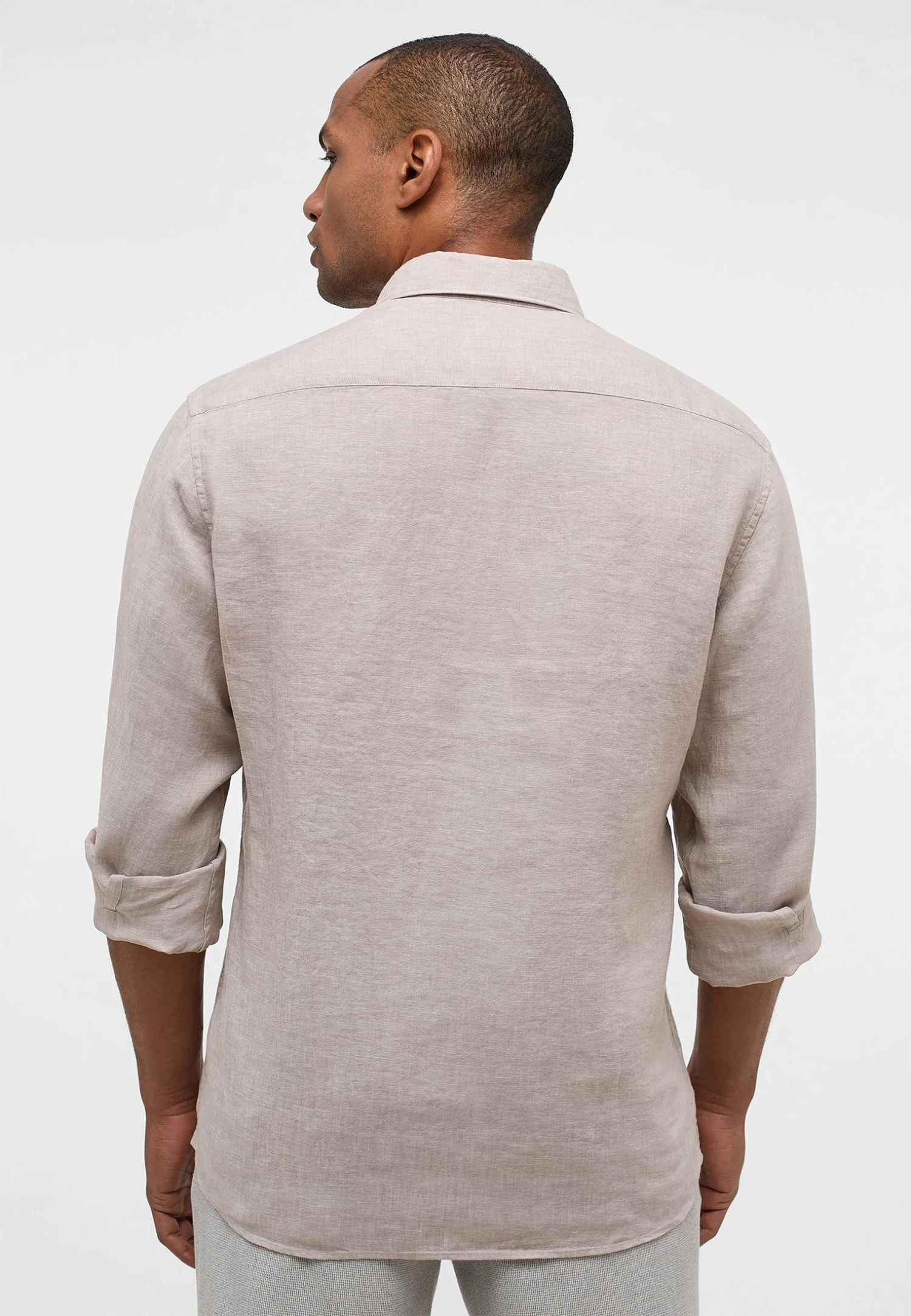 Eterna Soft Tailoring Modern Fit - Overhemd - Beige 4 Eterna Soft Tailoring Modern Fit - Overhemd - Beige - Afbeelding 2