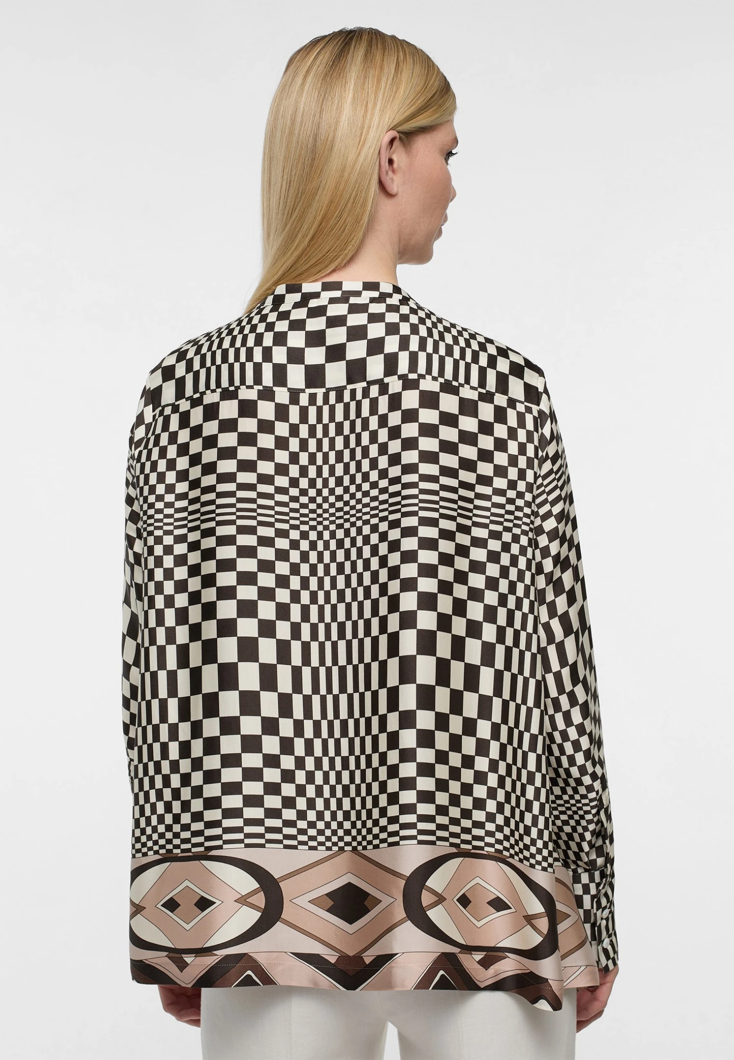 Eterna Loose Fit - Overhemdblouse - Walnut 4 Eterna Loose Fit - Overhemdblouse - Walnut - Afbeelding 2