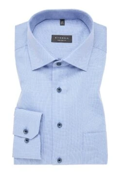 Eterna Struktur Comfort Fit - Zakelijk Overhemd - Blau -Eterna b40f0693a5a1448c9b9c38a8578227d8