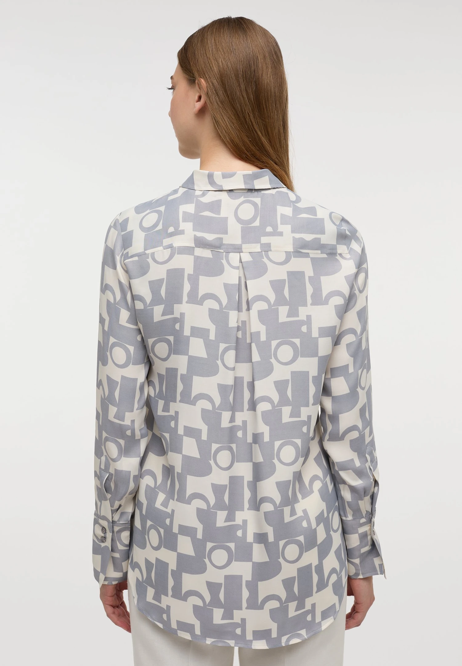 Eterna Regular Fit - Overhemdblouse - Steingrau 4 Eterna Regular Fit - Overhemdblouse - Steingrau - Afbeelding 2