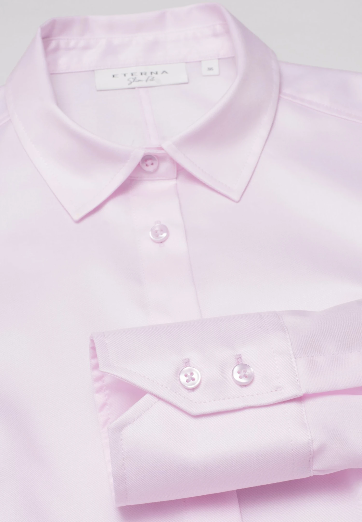 Eterna Modern Classic - Overhemdblouse - Rosa 6 Eterna Modern Classic - Overhemdblouse - Rosa - Afbeelding 4