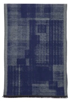 Eterna GemusterterAus Geschmirgelter - Sjaal - Navy