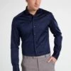 Eterna Langarm- Zakelijk Overhemd - Marine -Eterna ba0315c6a4fa4602a5f7a66c2fac9656