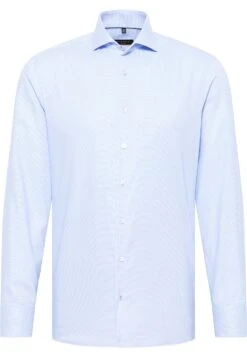 Eterna Struktur- Zakelijk Overhemd - Hellblau -Eterna bb08a40313644043bae86b5436c6d4bb