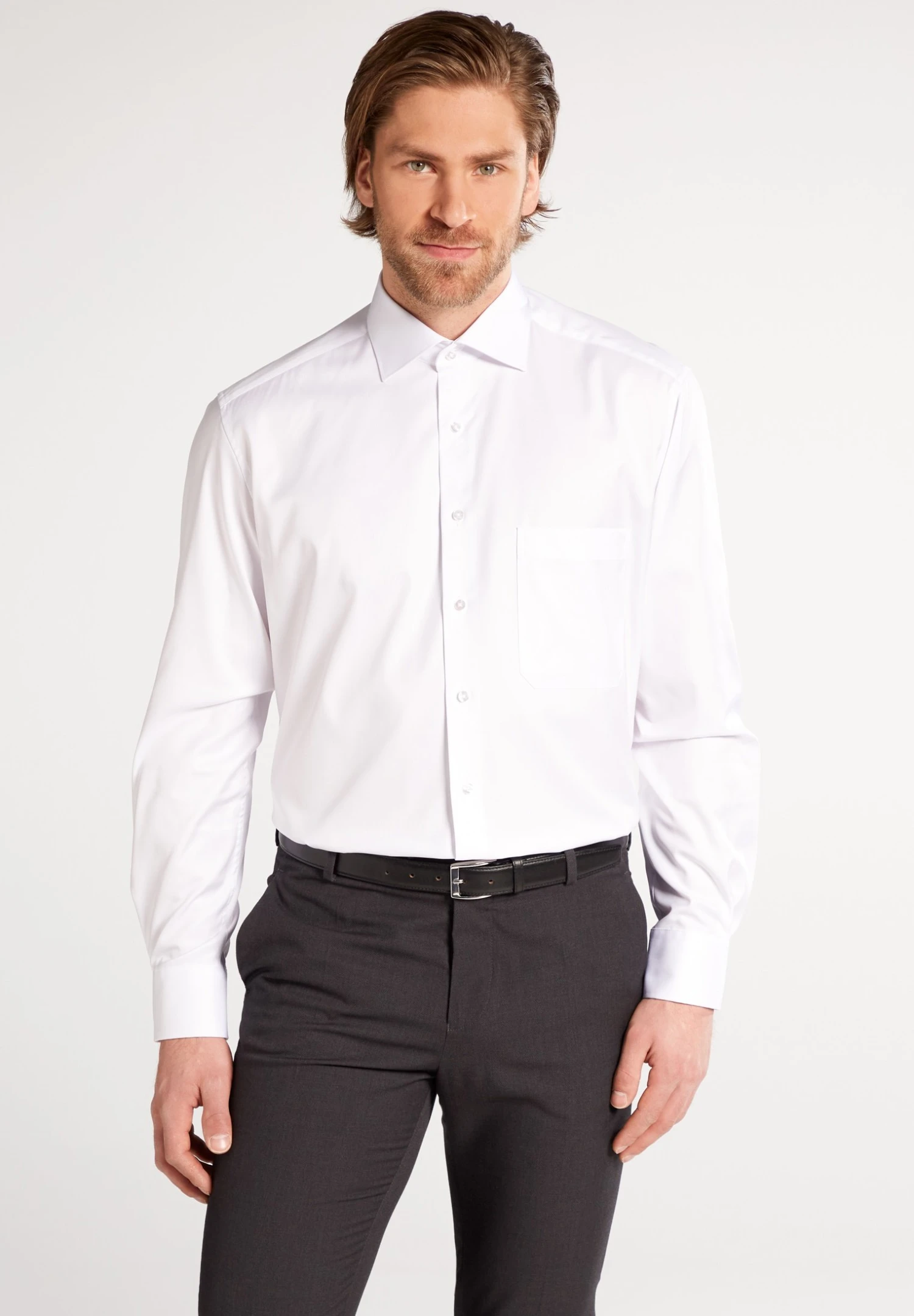 Eterna Langarm Comfort Fit - Zakelijk Overhemd - White 3 Eterna Langarm Comfort Fit - Zakelijk Overhemd - White