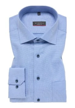 Eterna Struktur Modern Fit - Overhemd - Blau 12 Eterna Struktur Modern Fit - Overhemd - Blau -Eterna bccb0a9a56d84025a264020831350d4f