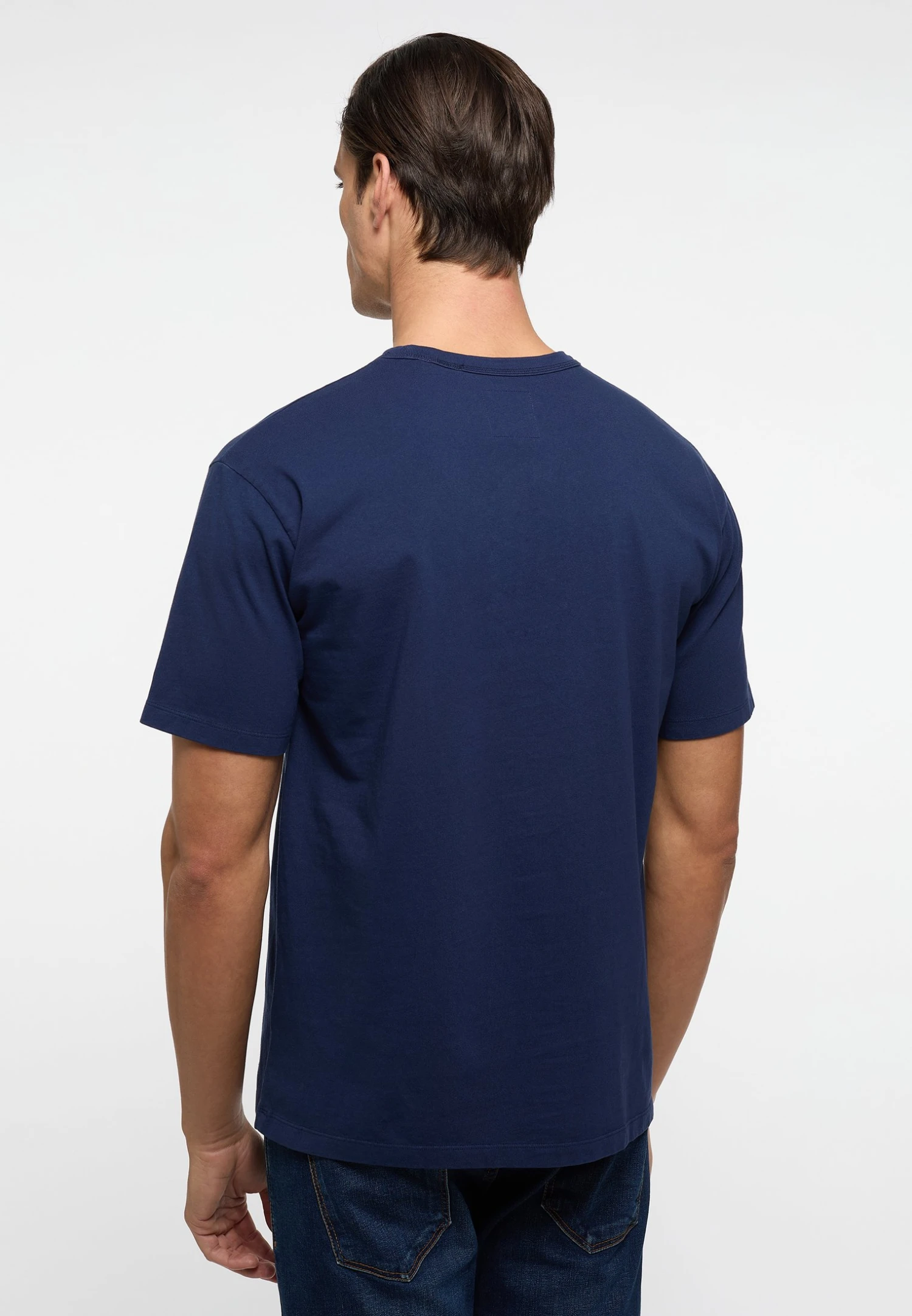Eterna Even - T-Shirt Basic - Navy 4 Eterna Even - T-Shirt Basic - Navy - Afbeelding 2