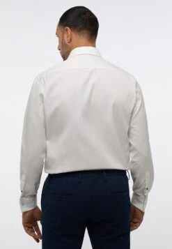 Eterna Modern Fit - Zakelijk Overhemd - Beige -Eterna bd9e88ceb9c74bfa805f8eb1f970fd85