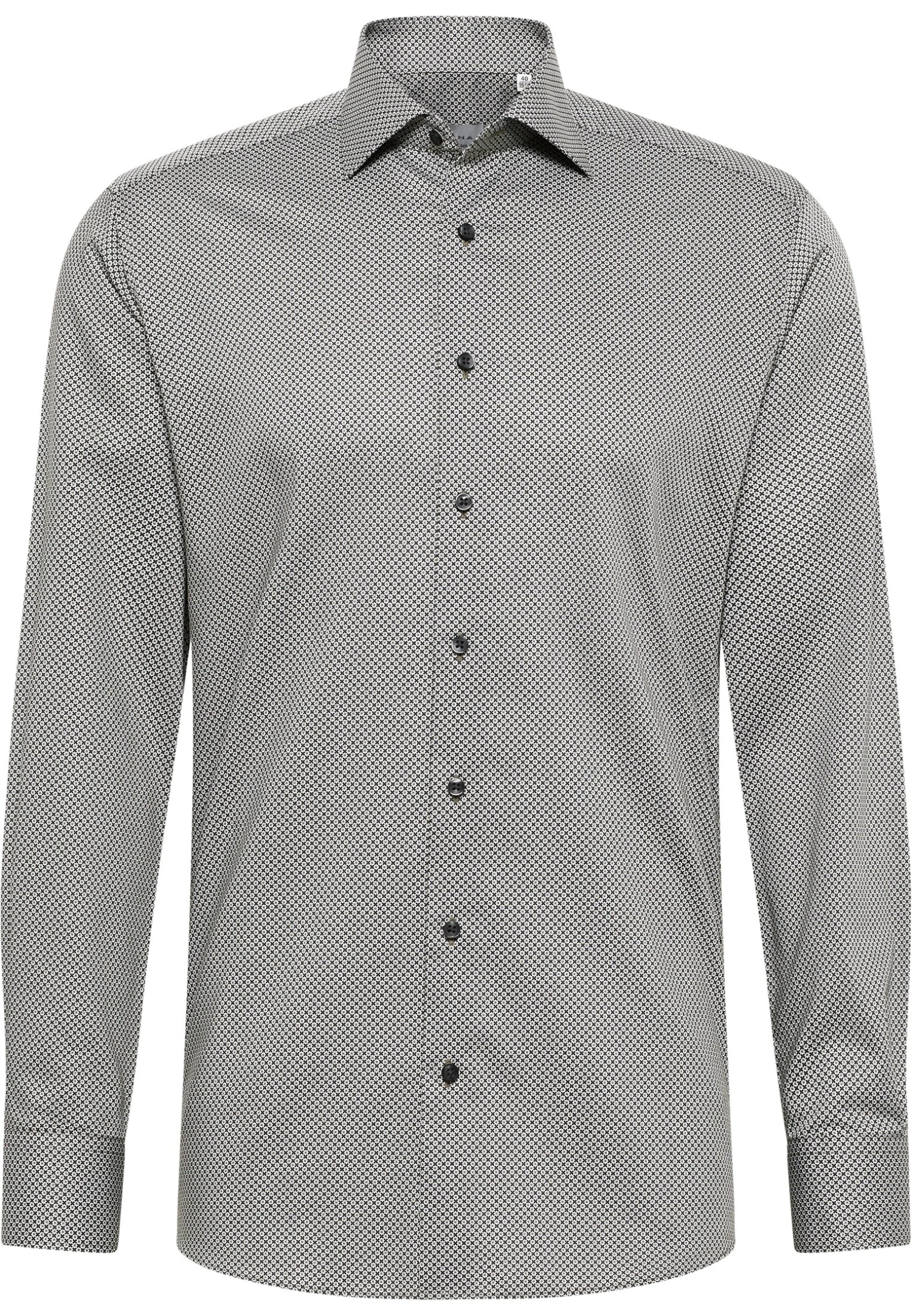 Eterna Print Modern Fit - Overhemd - Grün 6 Eterna Print Modern Fit - Overhemd - Grün - Afbeelding 4