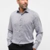 Eterna Struktur-Comfort Fit - Overhemd - Anthrazit -Eterna bde9ea06072142f0a0f9d76b1a1fef95