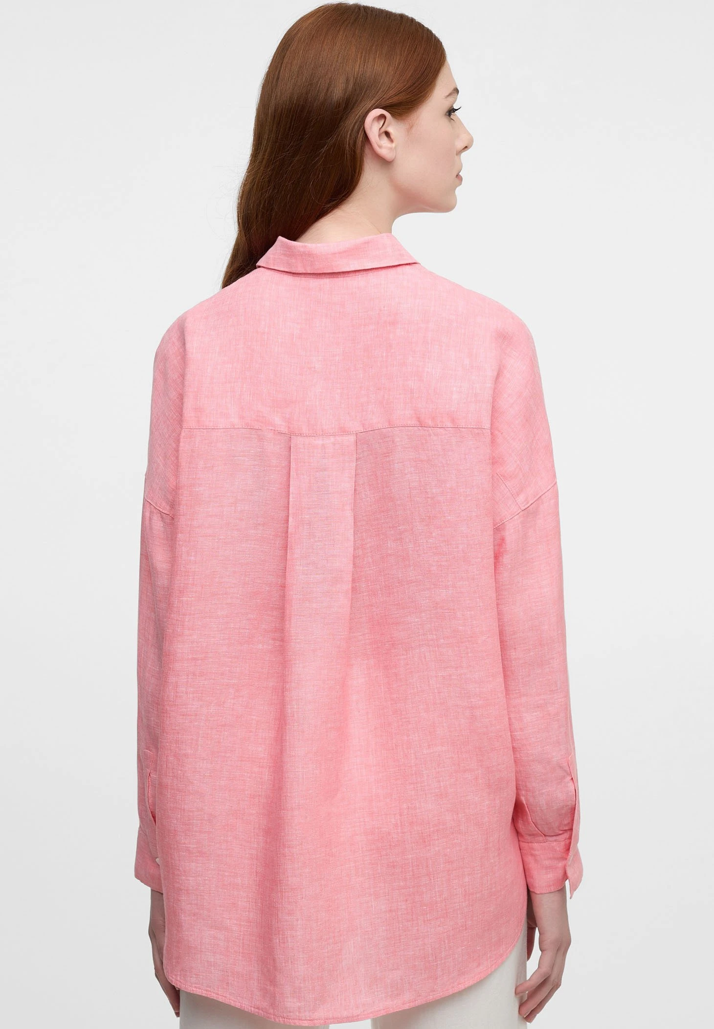 Eterna Overhemdblouse - Apricot 4 Eterna Overhemdblouse - Apricot - Afbeelding 2