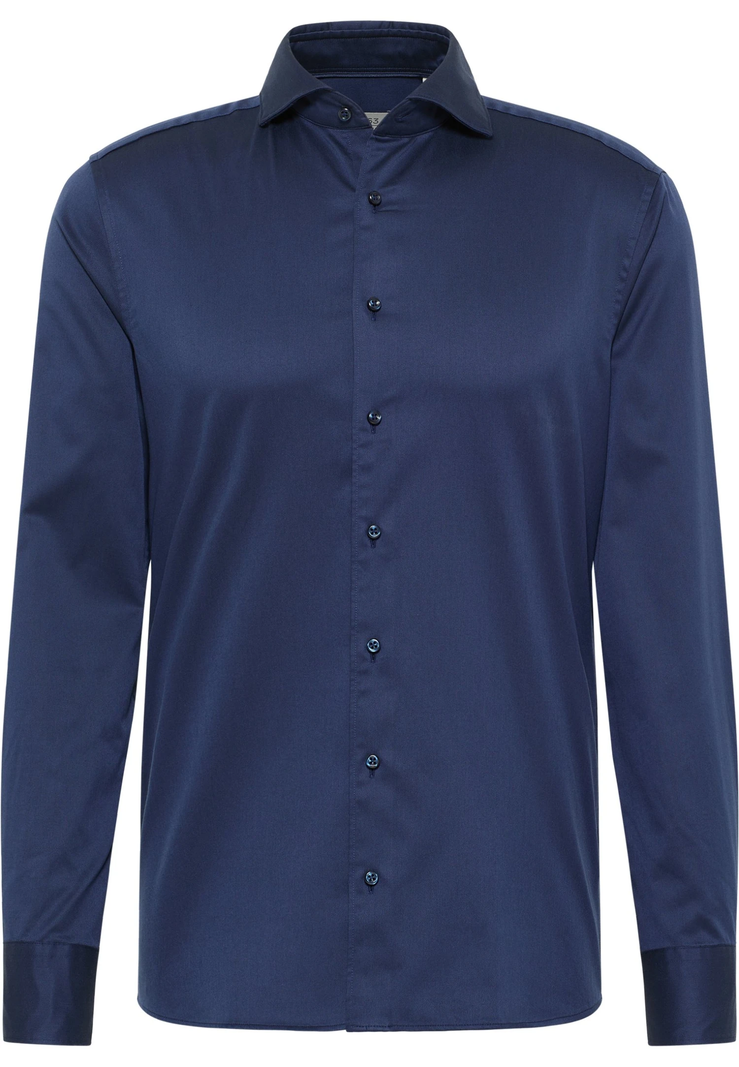 Eterna Slim Fit Casual - Zakelijk Overhemd - Navy 6 Eterna Slim Fit Casual - Zakelijk Overhemd - Navy - Afbeelding 4