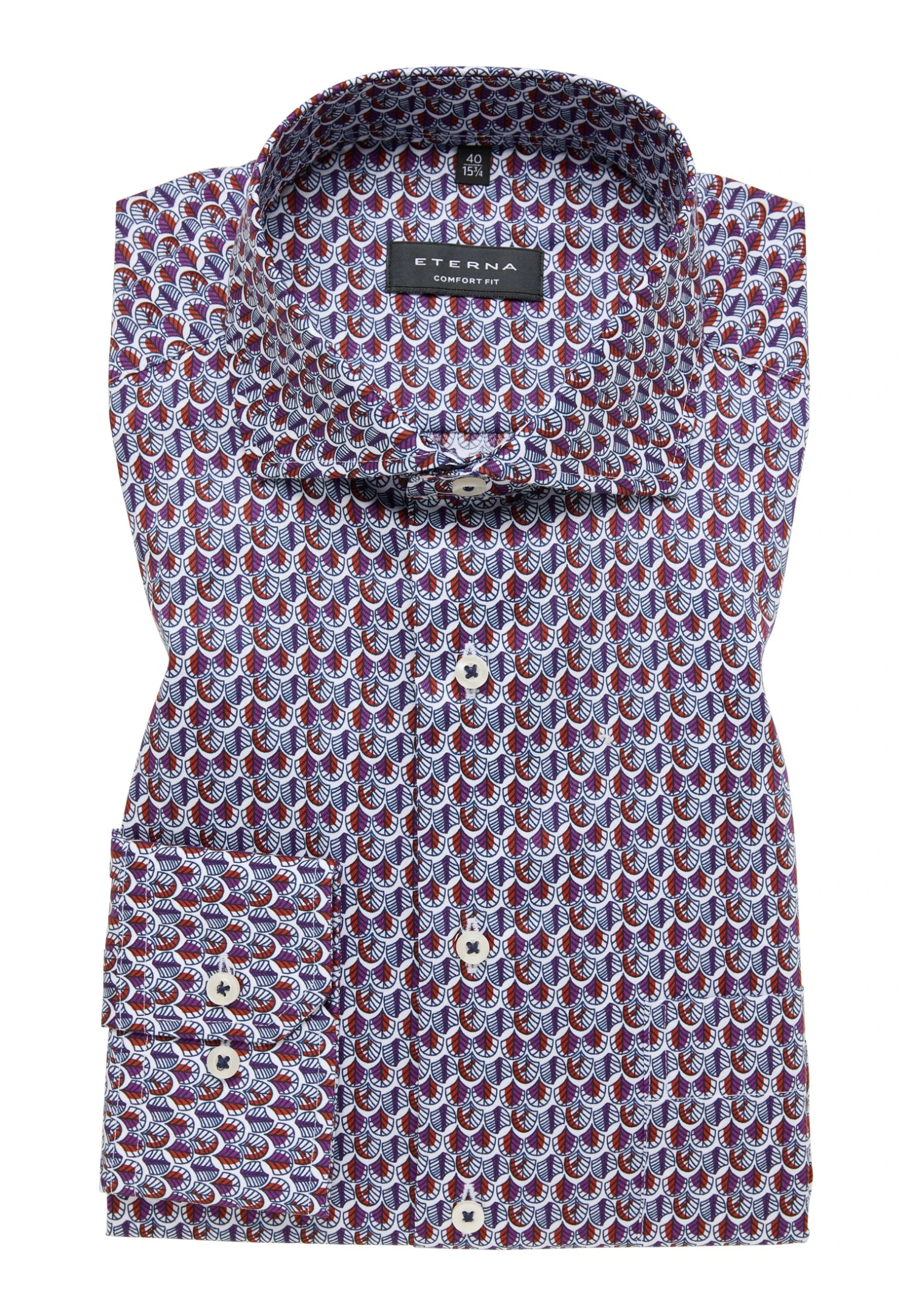 Eterna Comfort Fit - Overhemd - Rot 7 Eterna Comfort Fit - Overhemd - Rot - Afbeelding 5