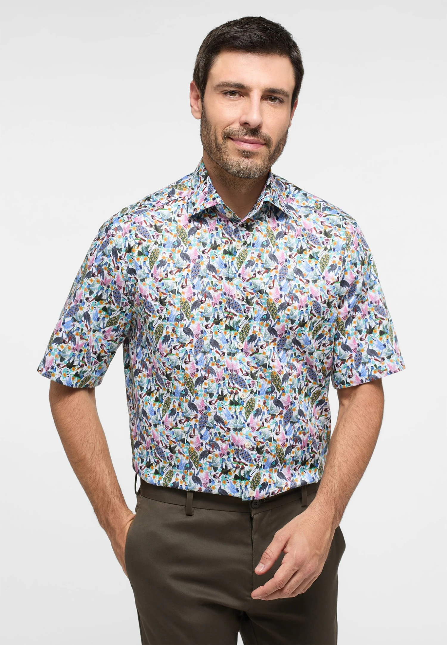 Eterna Comfort Fit - Overhemd - Grün 3 Eterna Comfort Fit - Overhemd - Grün