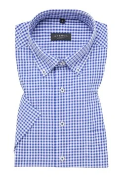Eterna Seersucker Comfort Fit - Overhemd - Blau -Eterna c076fd08d06d4ab1be8be2c7fdade1ae