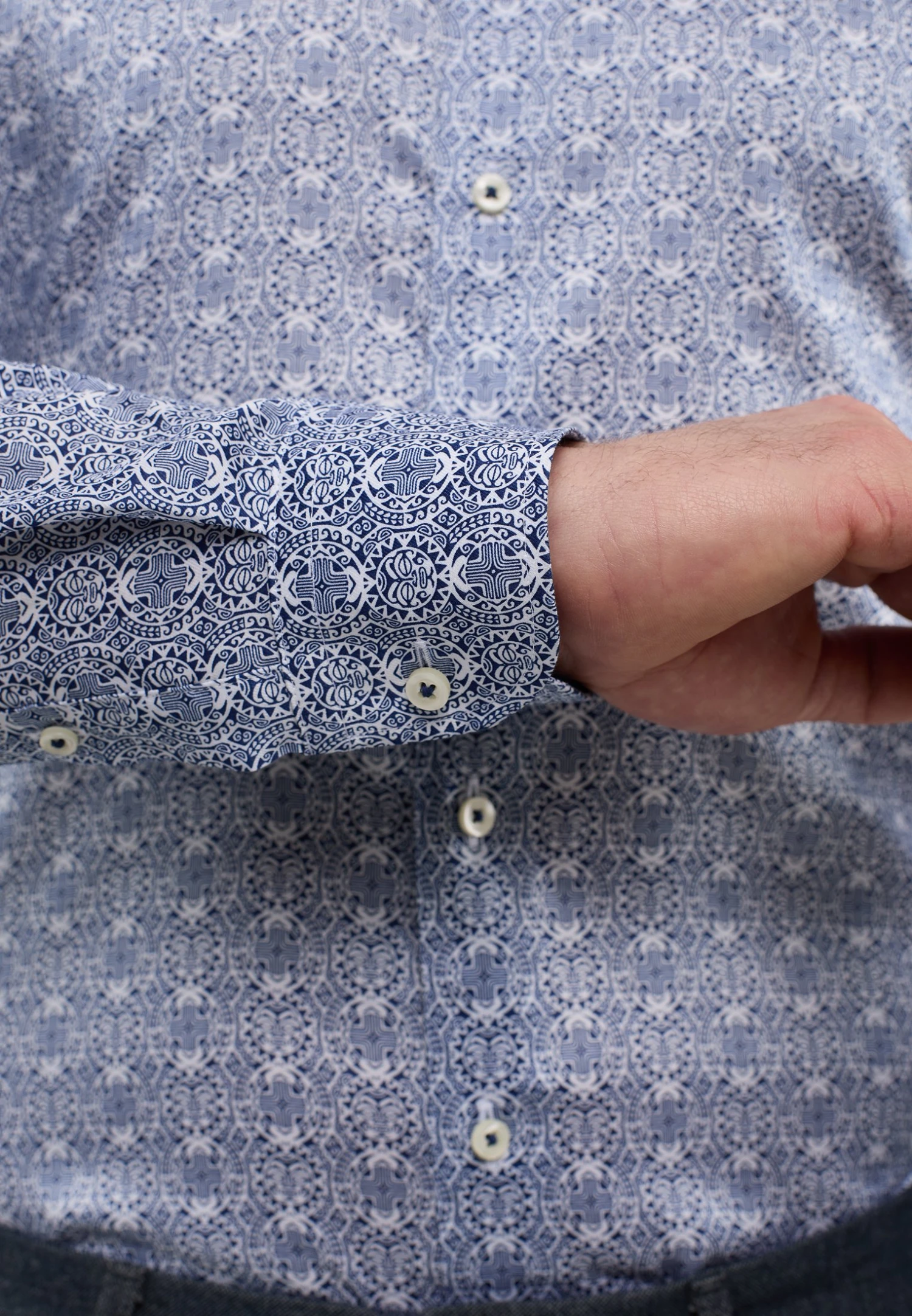 Eterna Slim Fit - Overhemd - Blau 5 Eterna Slim Fit - Overhemd - Blau - Afbeelding 3