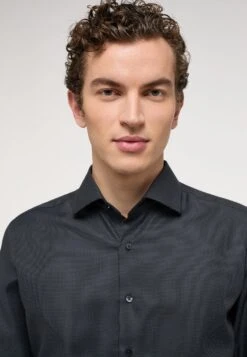 Eterna Struktur - Overhemd - Anthrazit -Eterna c44dafef943a4115a48bf73f516c07b9