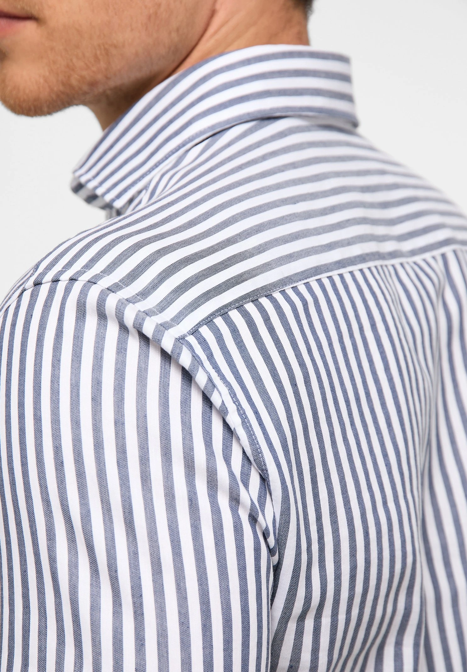 Eterna Papa-Sohn Comfort Fit - Overhemd - Navy 5 Eterna Papa-Sohn Comfort Fit - Overhemd - Navy - Afbeelding 3