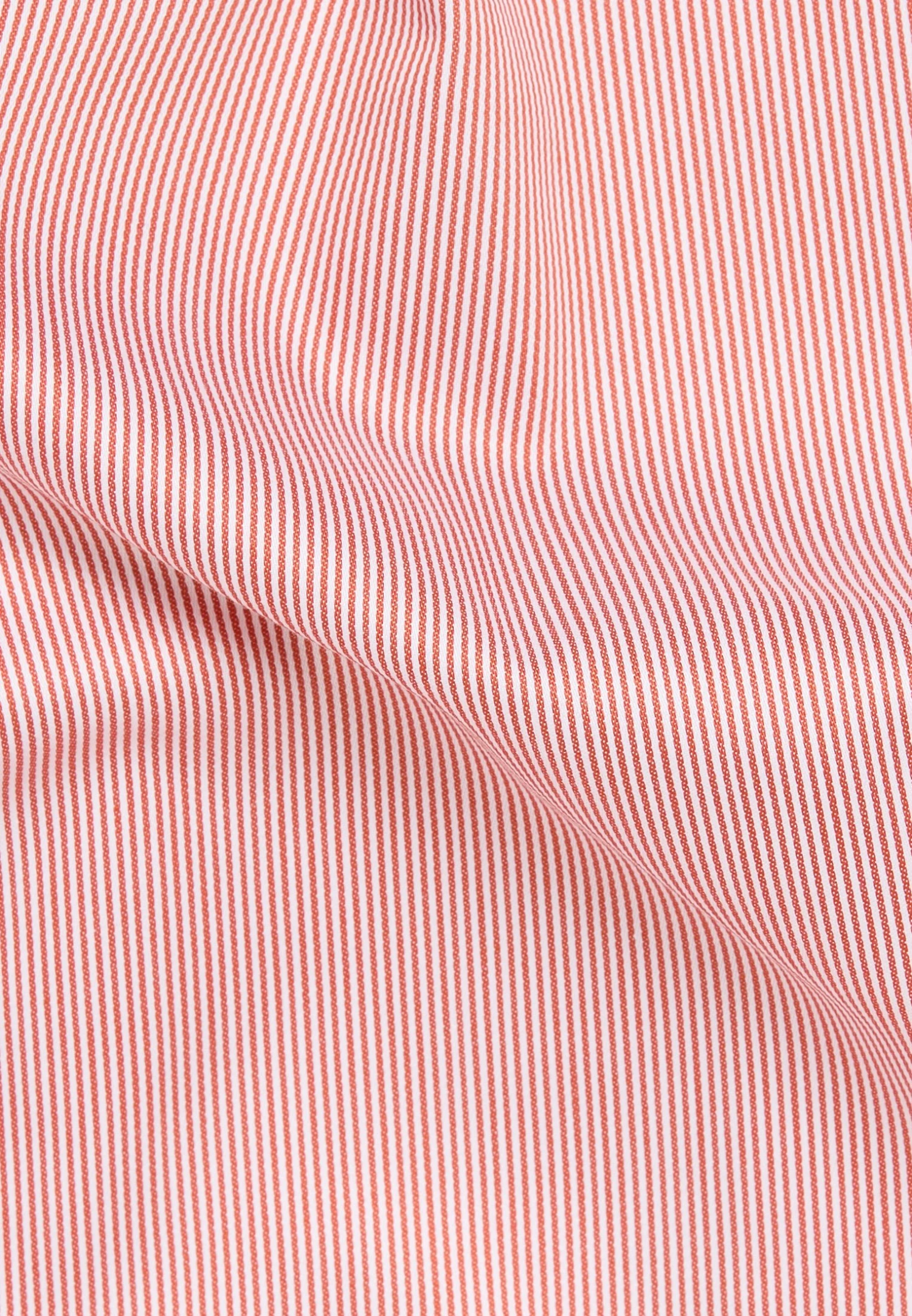 Eterna Gestreiftes Comfort Fit - Overhemd - Rusty Red 7 Eterna Gestreiftes Comfort Fit - Overhemd - Rusty Red - Afbeelding 5