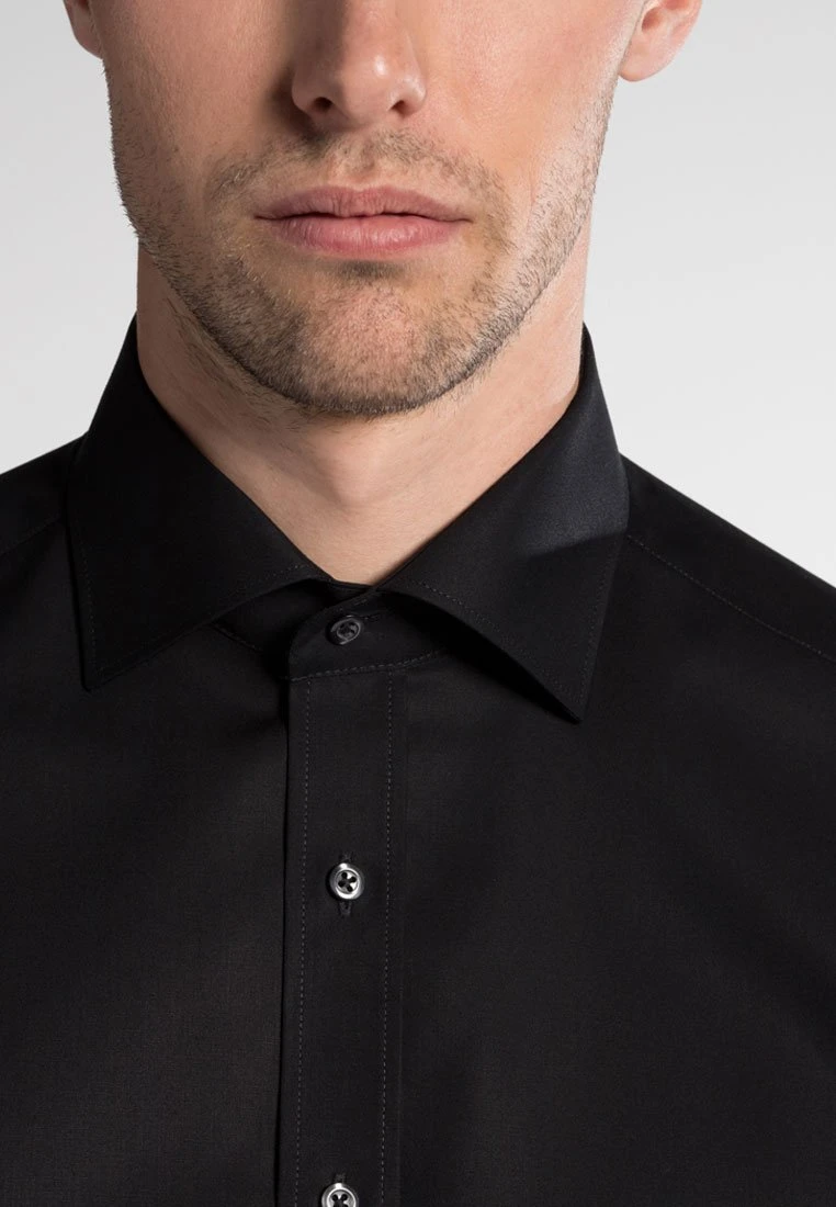 Eterna Zakelijk Overhemd - Schwarz 5 Eterna Zakelijk Overhemd - Schwarz - Afbeelding 3