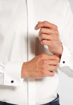 Eterna Modern Fit - Zakelijk Overhemd - Beige -Eterna c7918899a92748878e8aba2afc0c7280