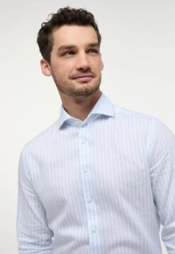 Eterna Gestreiftes Soft Tailoring- Zakelijk Overhemd - Hellblau 10 Eterna Gestreiftes Soft Tailoring- Zakelijk Overhemd - Hellblau -Eterna ca7ee38400304e83b9155a77353949bd