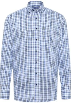 Eterna Kariertes Modern Fit - Overhemd - Blau 11 Eterna Kariertes Modern Fit - Overhemd - Blau -Eterna cab6640326134600b69ea3f805bd769d