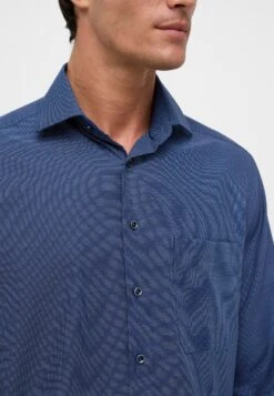 Eterna Struktur Comfort Fit - Overhemd - Blau -Eterna cbf64ce411ff4104bdb89a602badf7c8