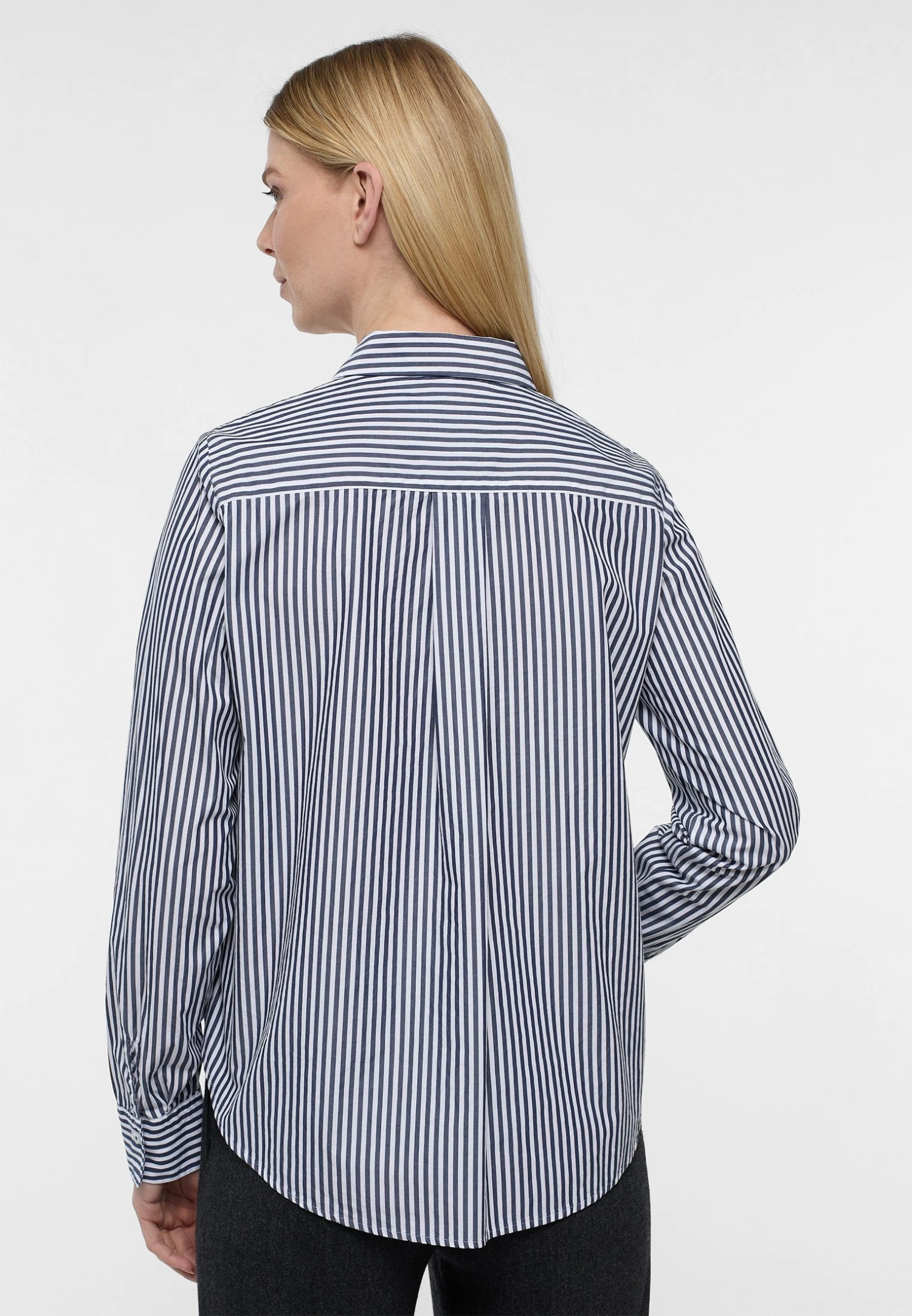 Eterna Overhemdblouse - Royal Blau 4 Eterna Overhemdblouse - Royal Blau - Afbeelding 2